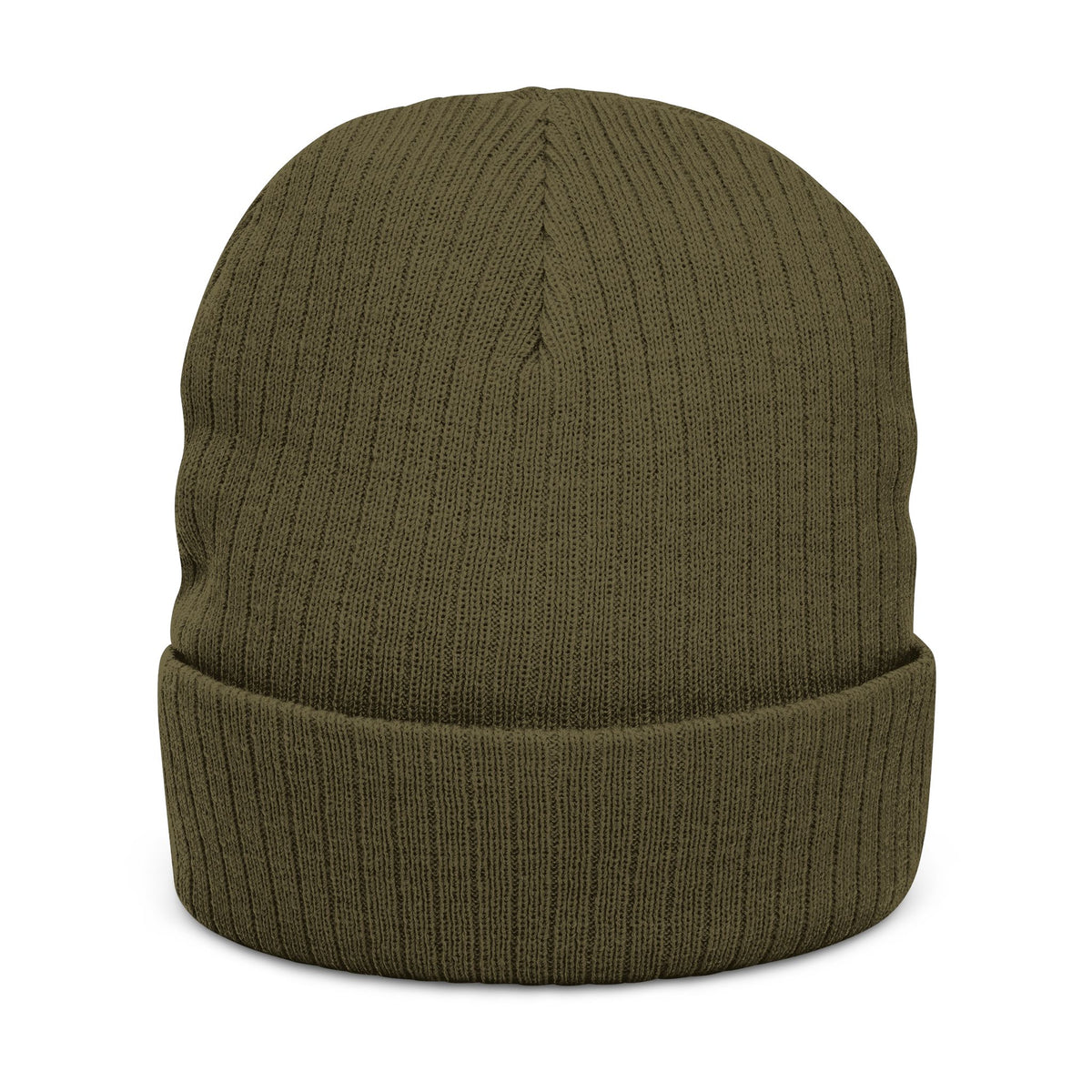 Embroidered King Crown Ribbed Beanie — Cozy Winter Hat