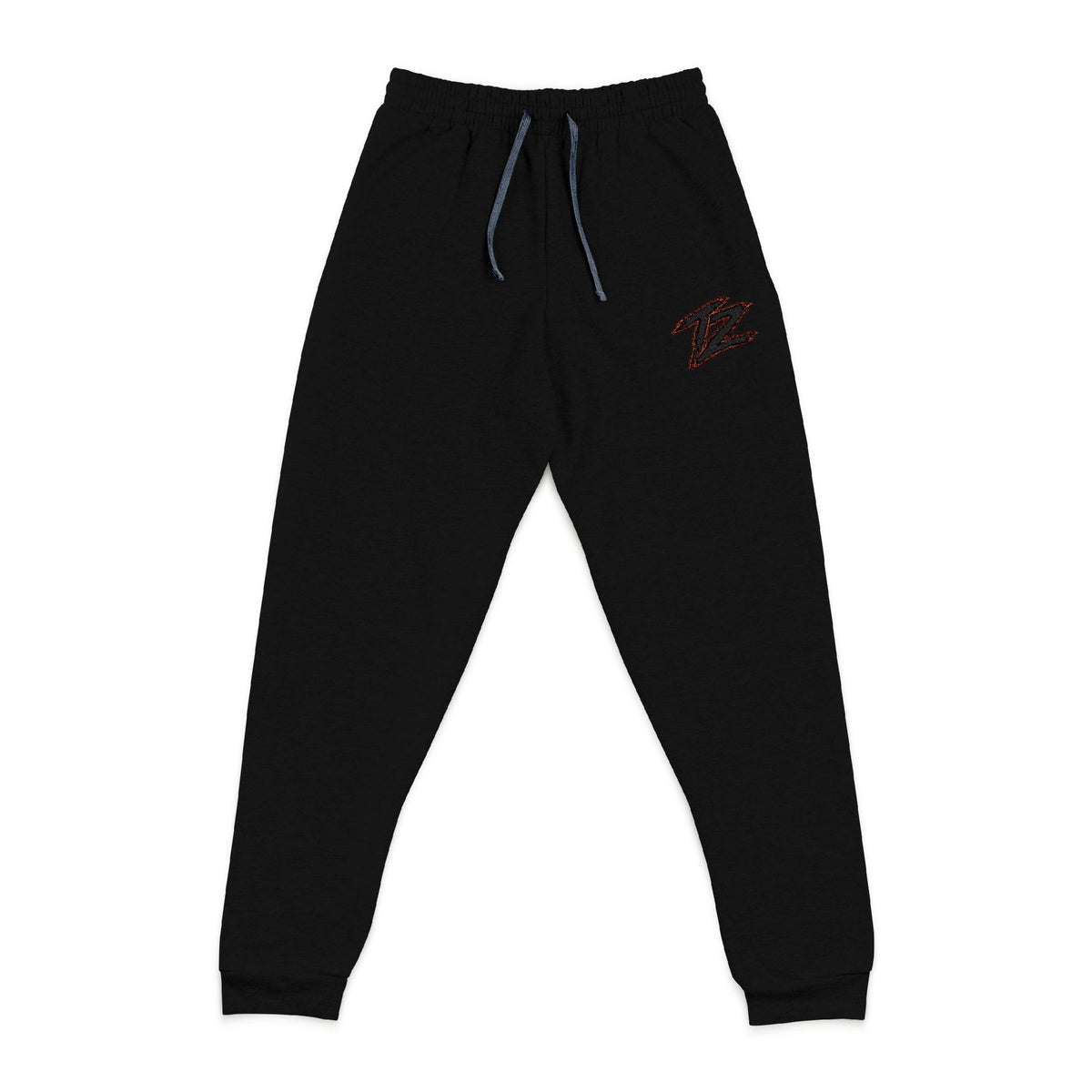 Embroidered 'Z' Grey Joggers - Casual Cozy Sweatpants