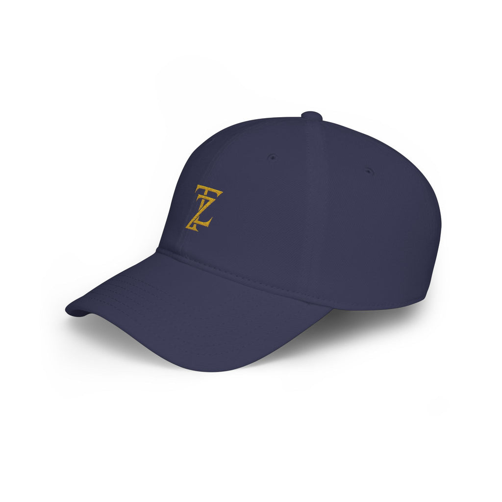 Embroidered 'Z' Low Profile Baseball Cap - Classic Gold Monogram Hat