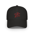 Red 'Z' Low Profile Baseball Cap – Minimalist Embroidered Logo Hat