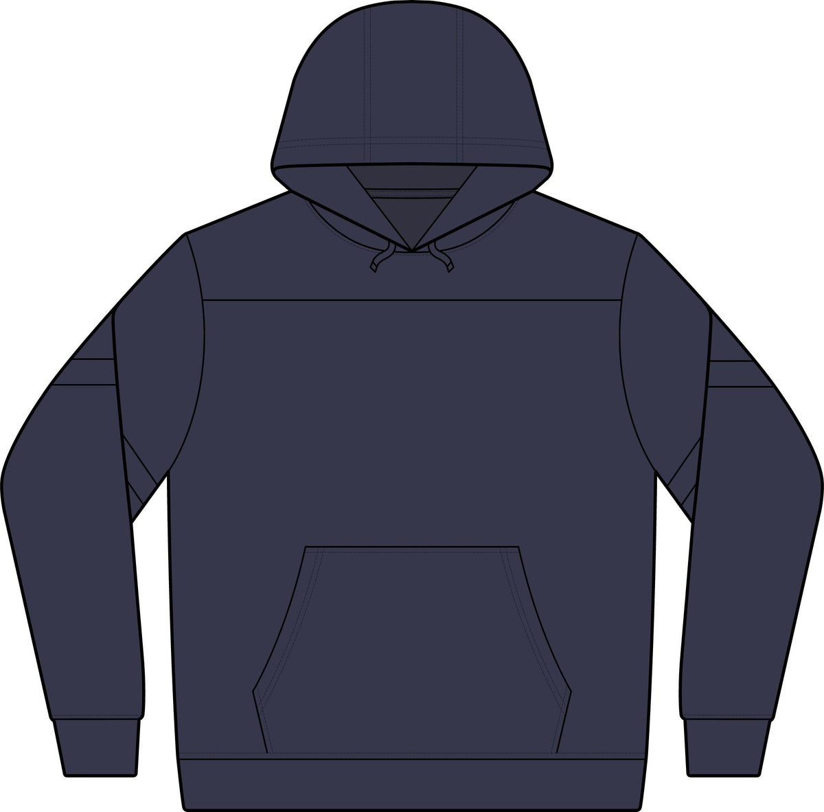 Colorblock Fleece Hoodie — Drive Pullover