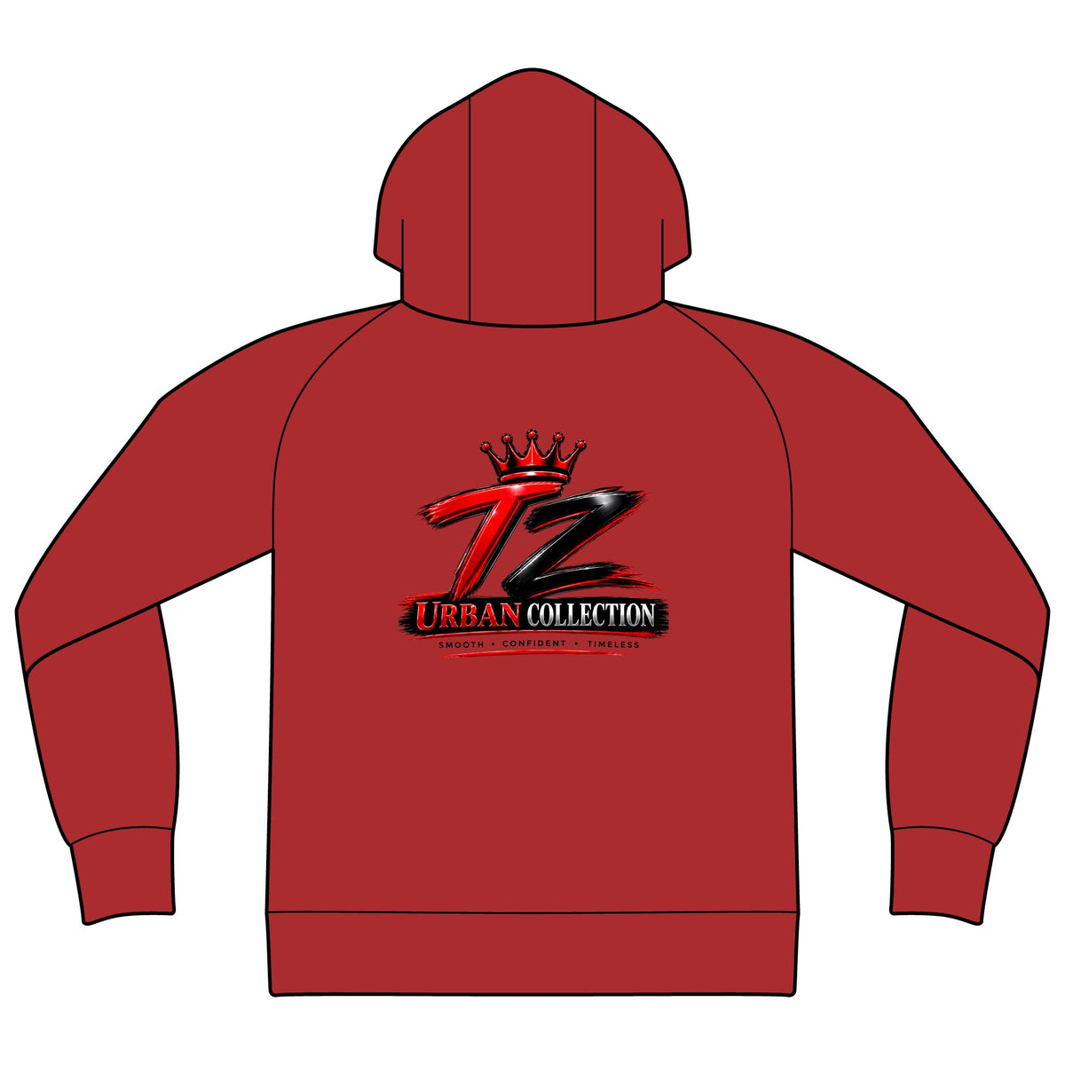 Urban Z Crown Logo Hoodie — Streetwear Pullover Hoodie