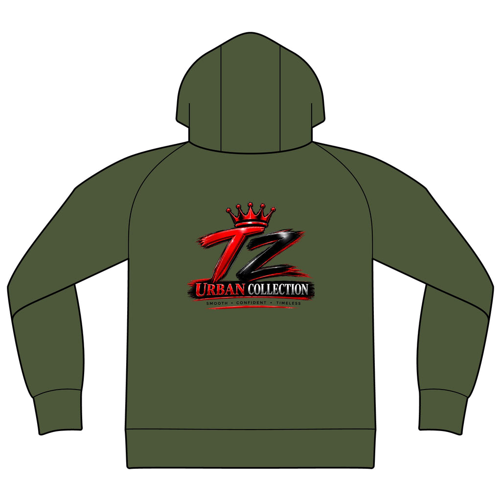 Urban Z Crown Logo Hoodie — Streetwear Pullover Hoodie