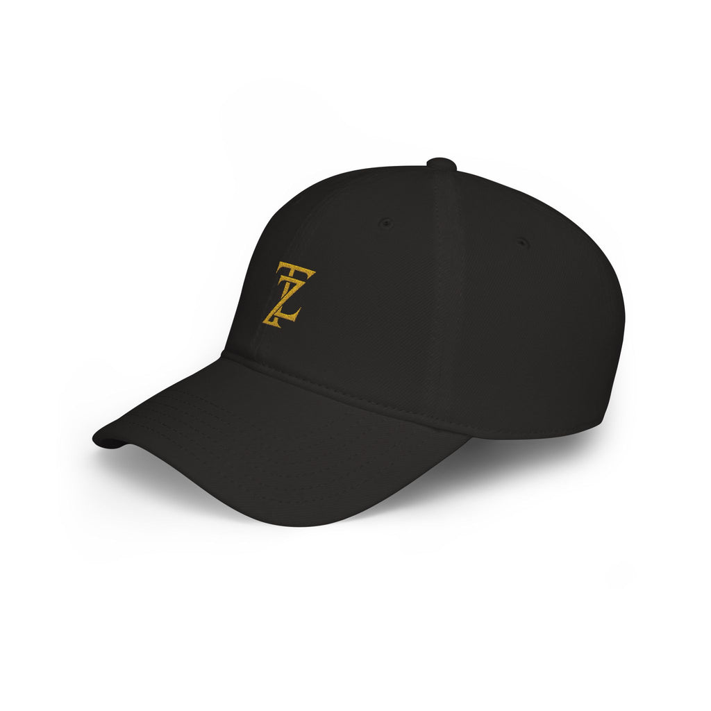 Embroidered 'Z' Low Profile Baseball Cap - Classic Gold Monogram Hat
