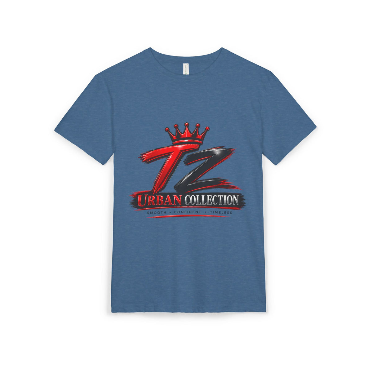 TZ Urban Collection T-Shirt – Red & Black Crown Streetwear Tee