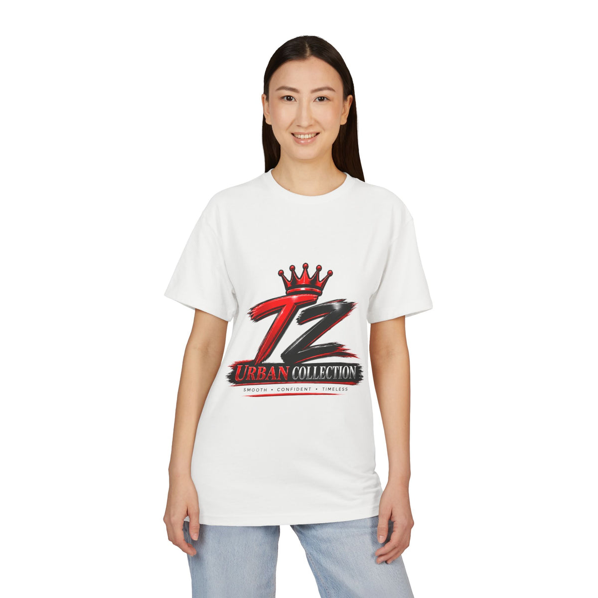 TZ Urban Collection T-Shirt – Red & Black Crown Streetwear Tee