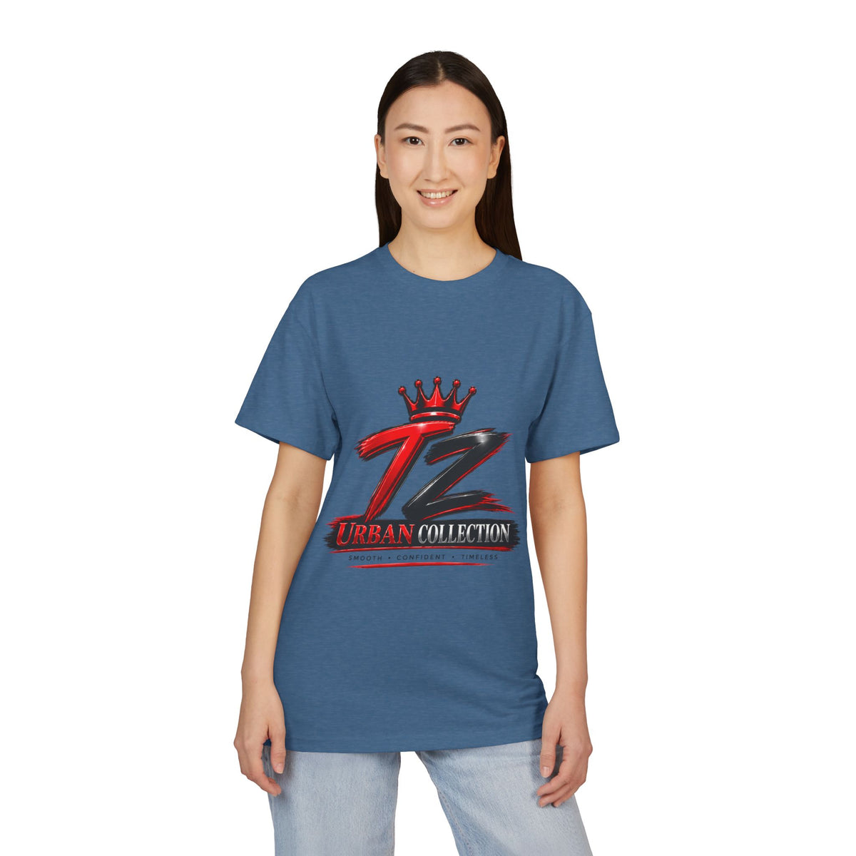 TZ Urban Collection T-Shirt – Red & Black Crown Streetwear Tee