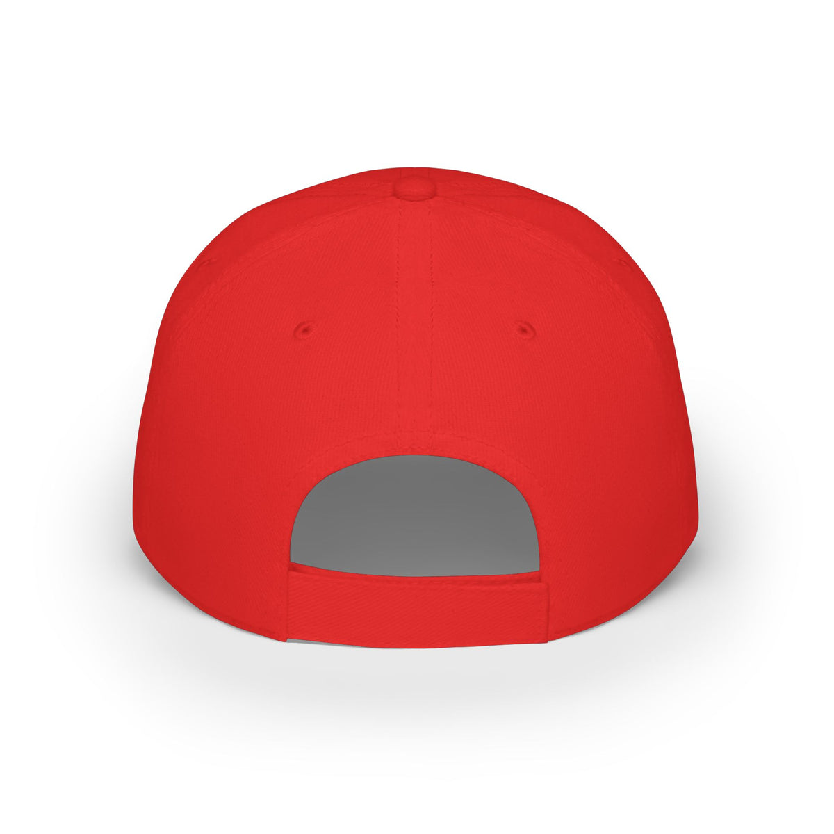 Red 'Z' Low Profile Baseball Cap – Minimalist Embroidered Logo Hat