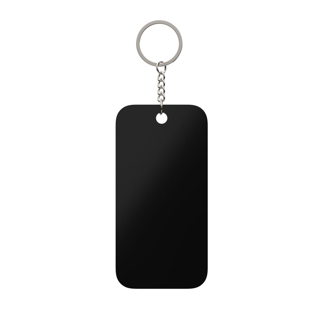 Monogram 'Z' Gold on Black Keychain Charm