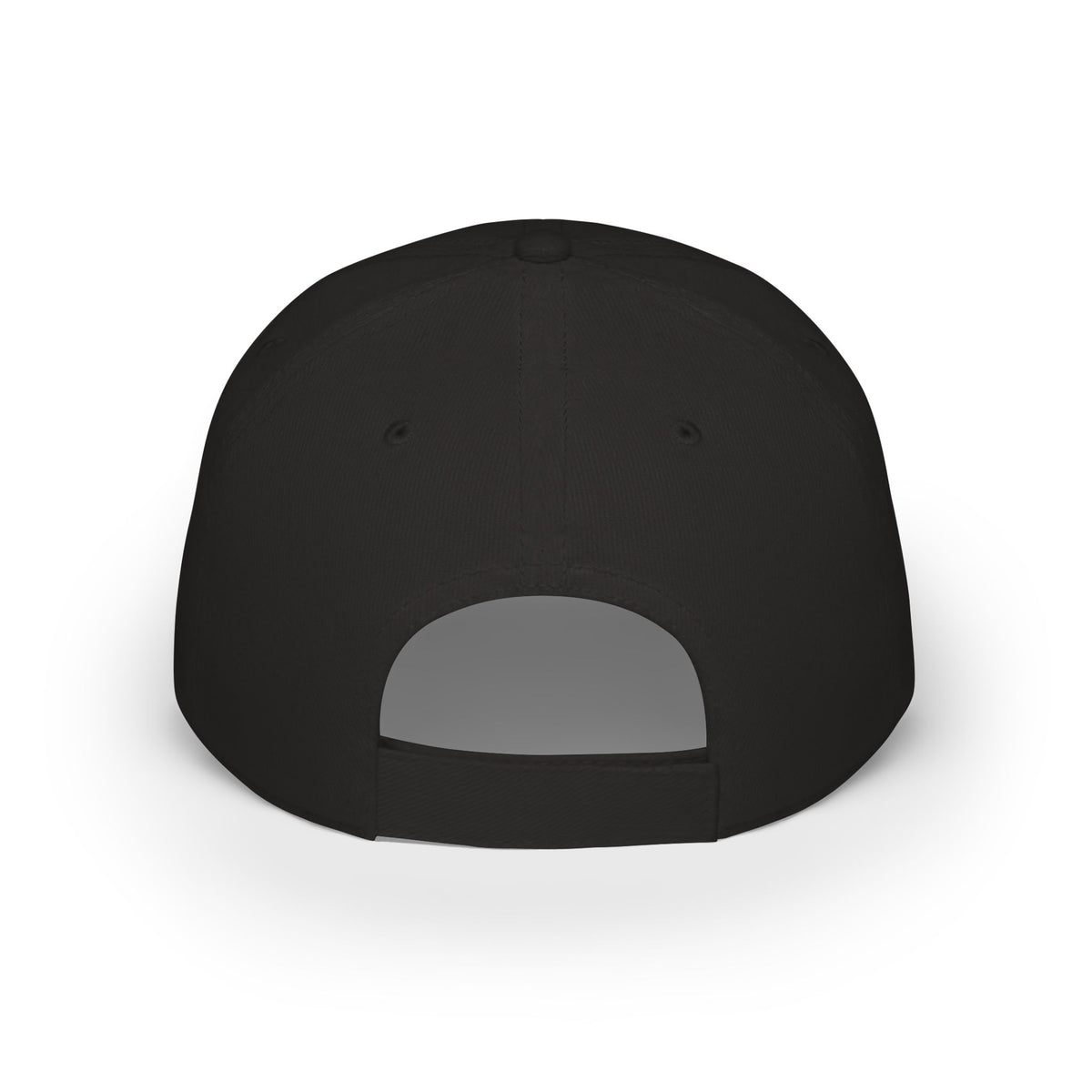 TZ Brushstroke Low Profile Baseball Cap — Black Casual Hat
