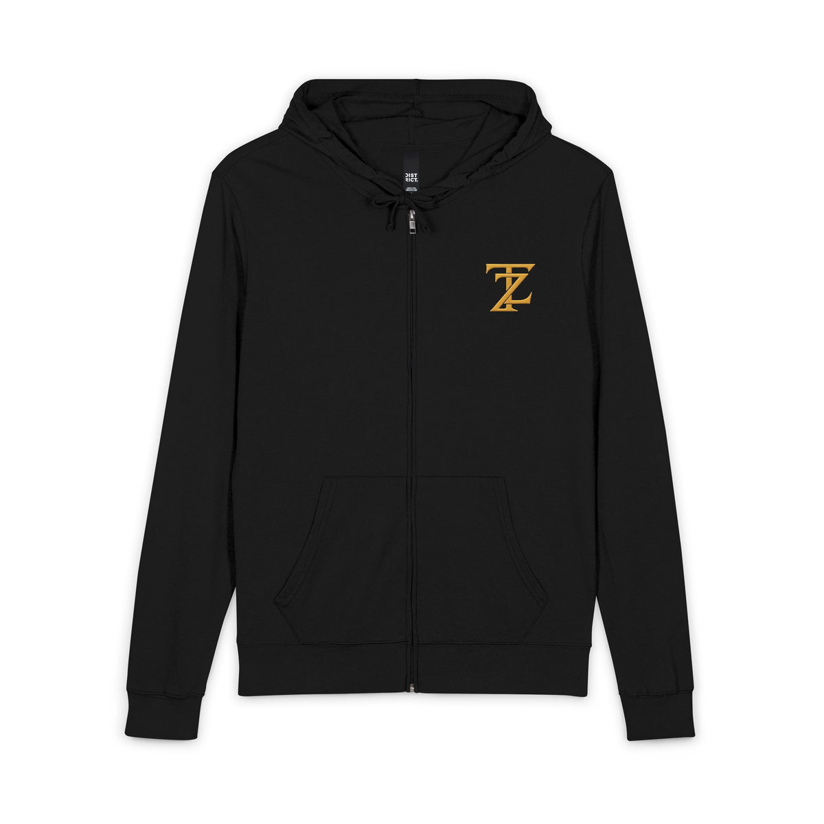 District® Unisex Jersey Full-Zip Hoodie