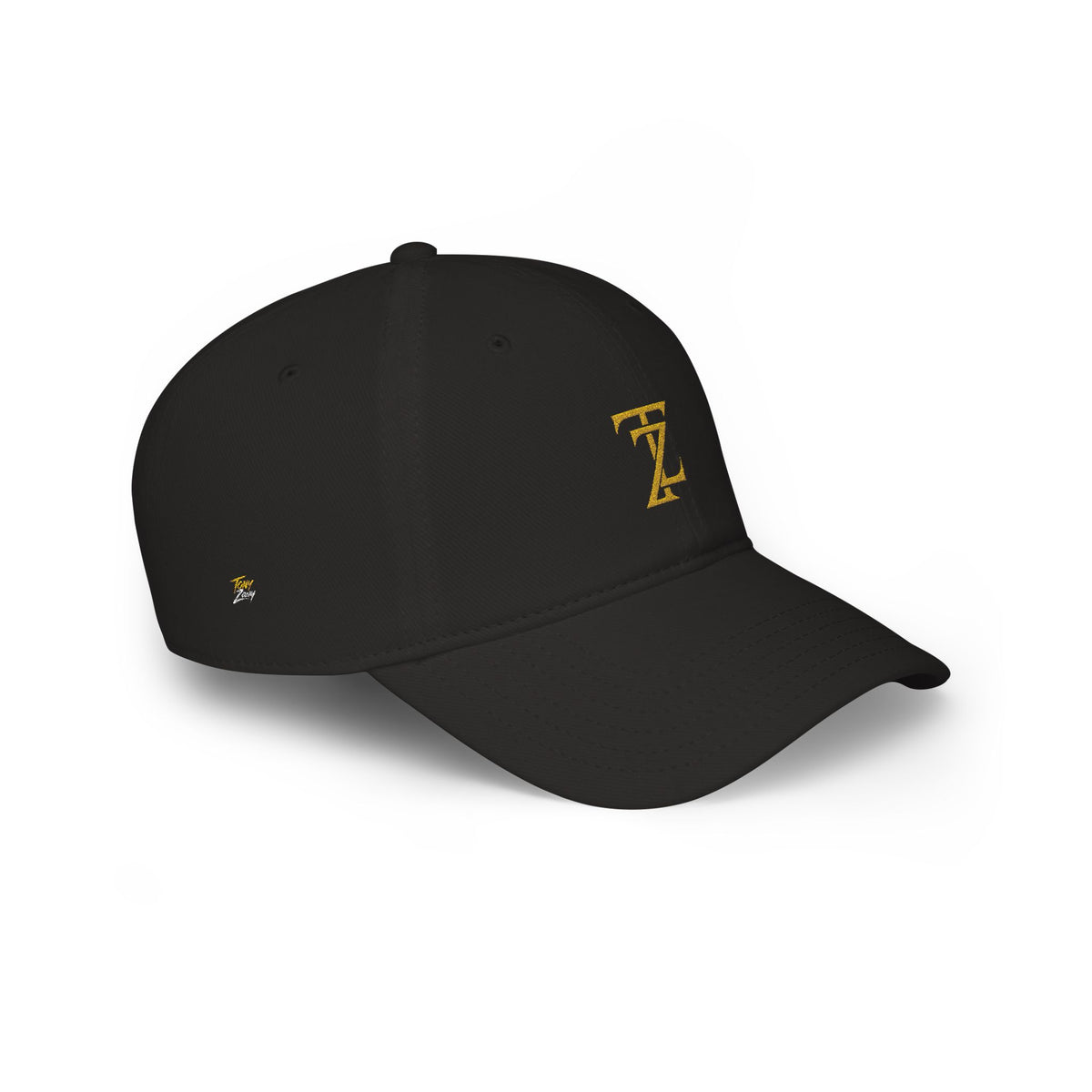 Embroidered 'Z' Low Profile Baseball Cap - Classic Gold Monogram Hat