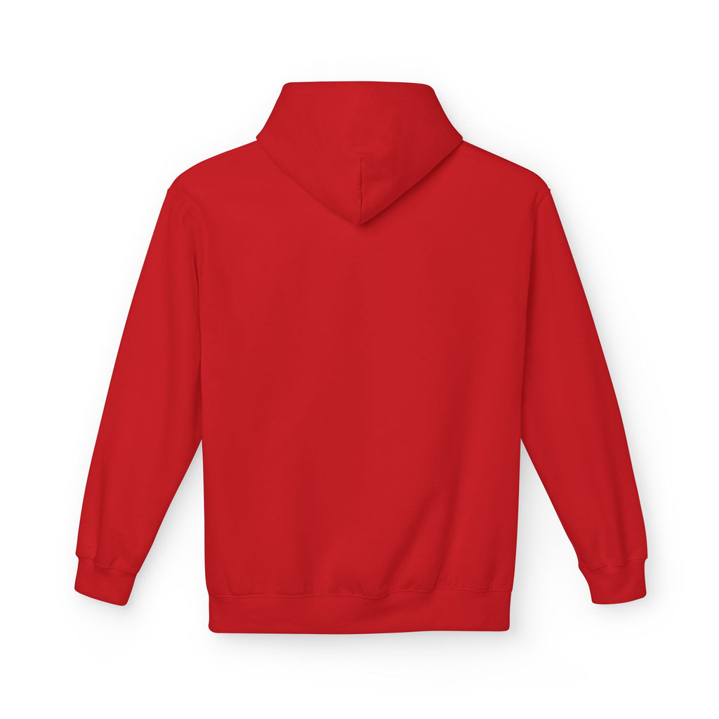 Z Lightning Graphic Hoodie — Red & Black Brushstroke Logo