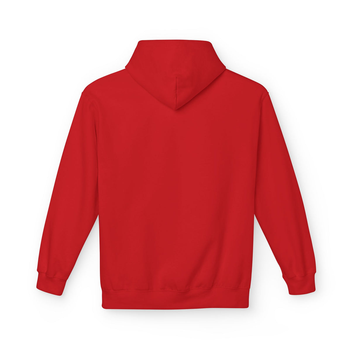 Z Lightning Graphic Hoodie — Red & Black Brushstroke Logo