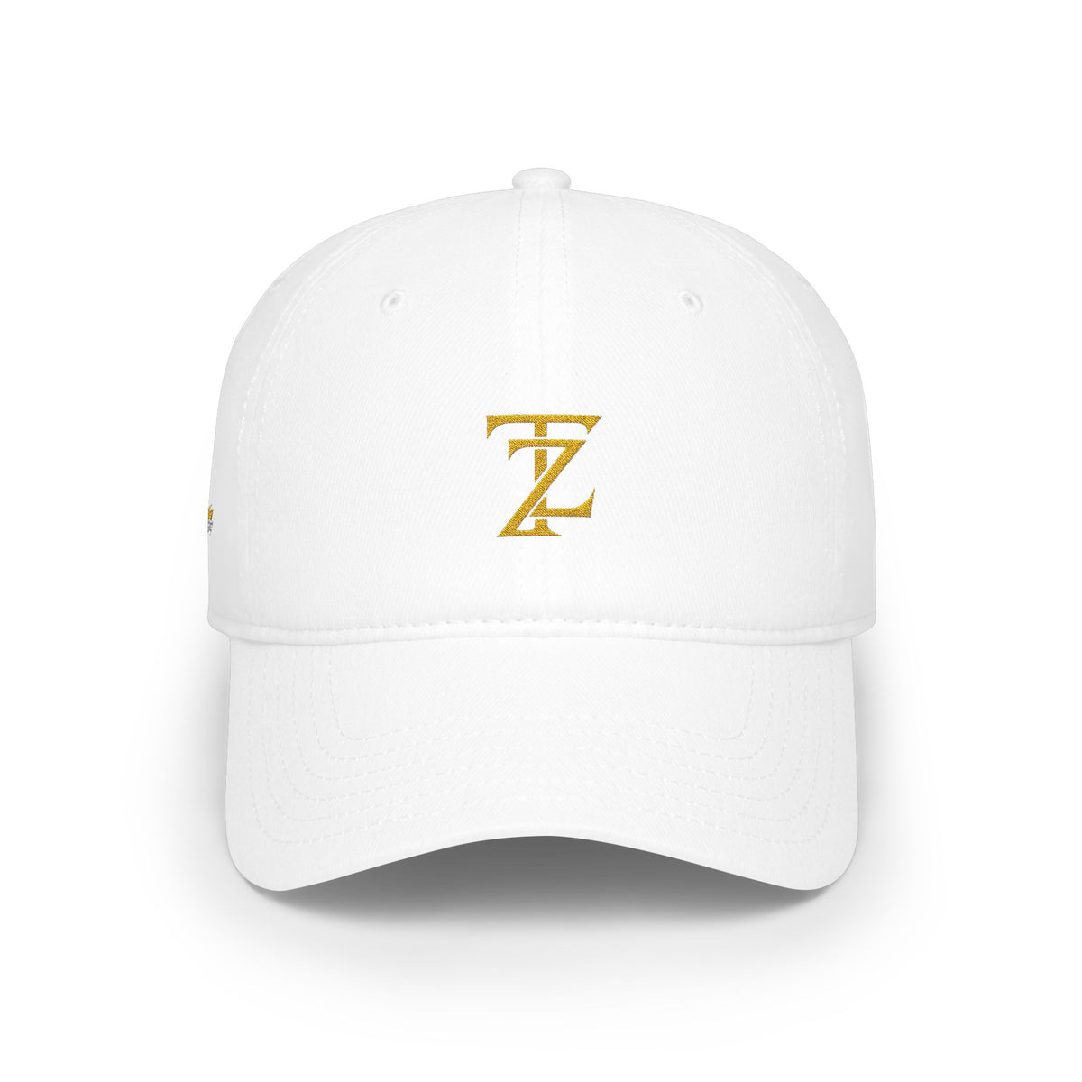 Embroidered 'Z' Low Profile Baseball Cap - Classic Gold Monogram Hat