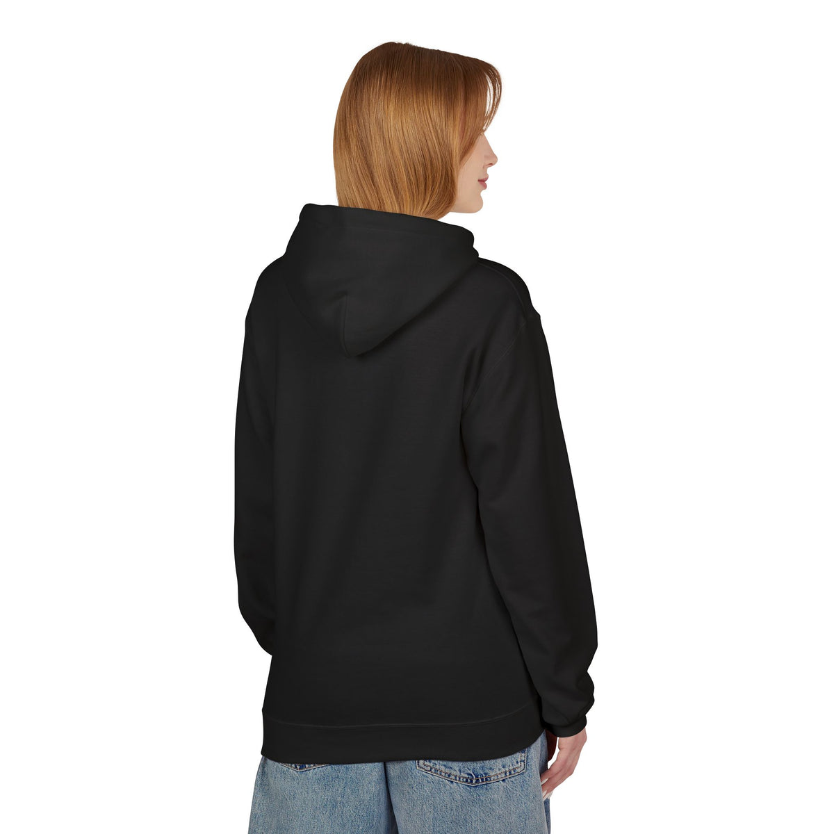 Z Lightning Graphic Hoodie — Red & Black Brushstroke Logo