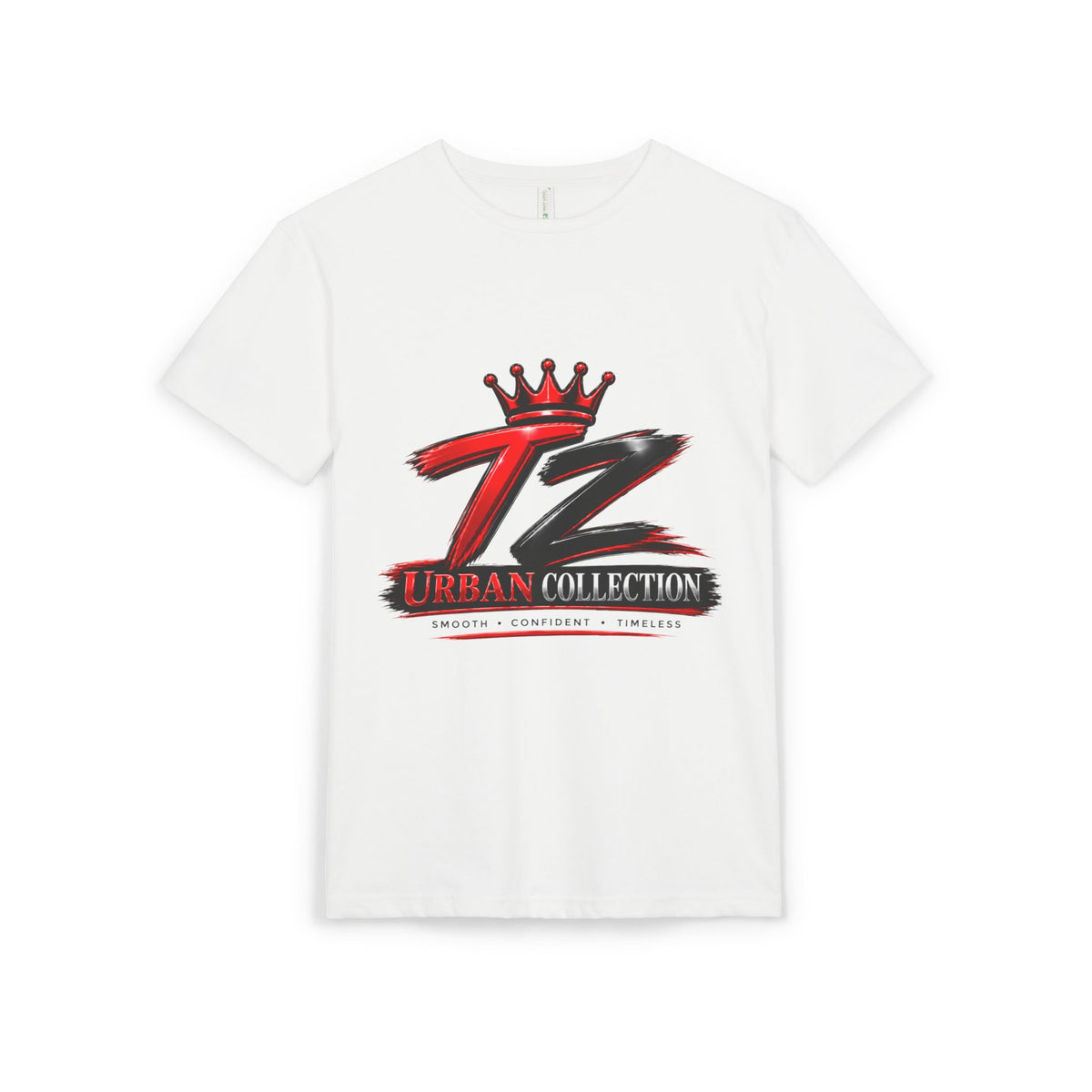 TZ Urban Collection T-Shirt – Red & Black Crown Streetwear Tee