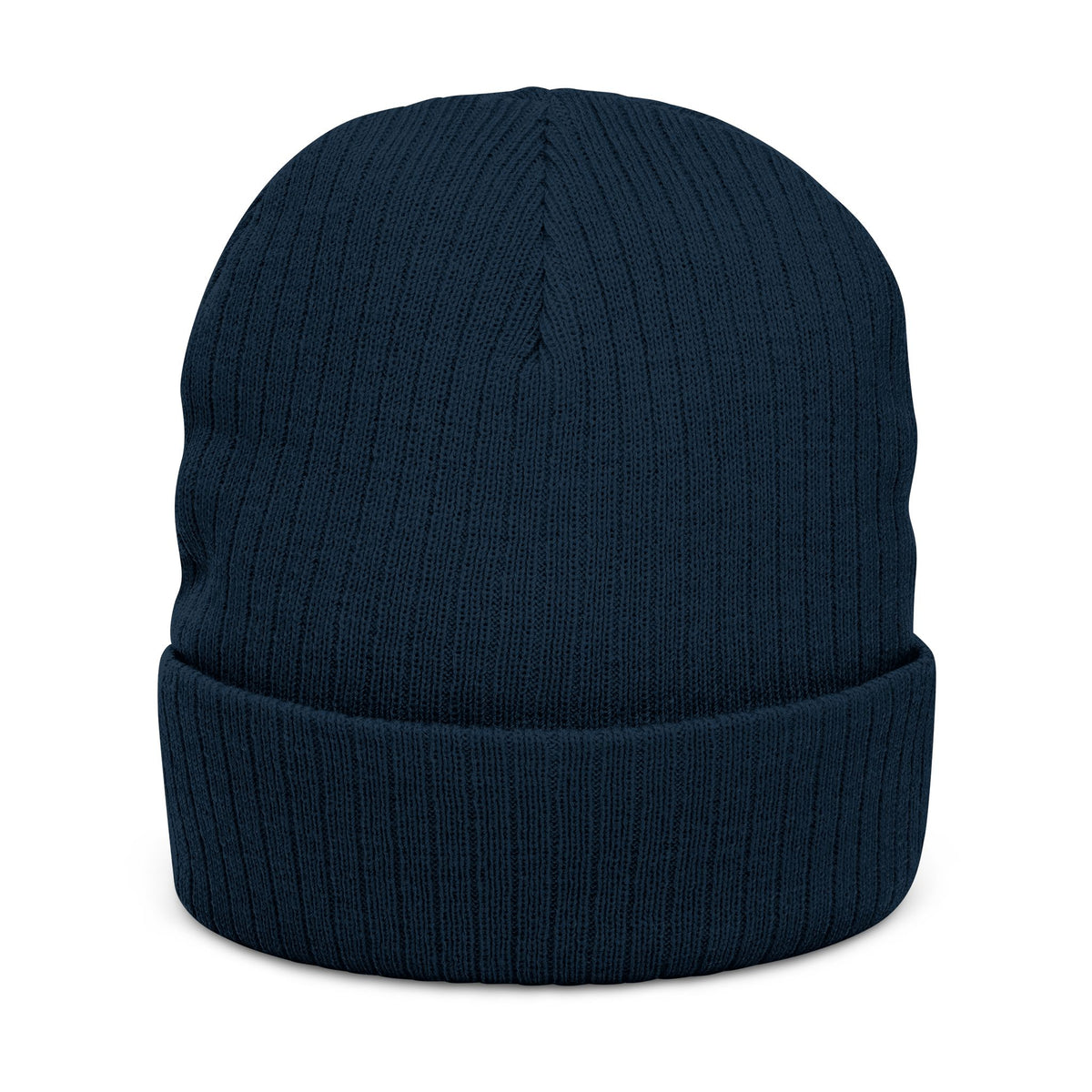 Embroidered Ribbed Knit Beanie — Classic Monogram 'Z' Winter Hat