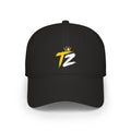 TZ Brushstroke Low Profile Baseball Cap — Black Casual Hat
