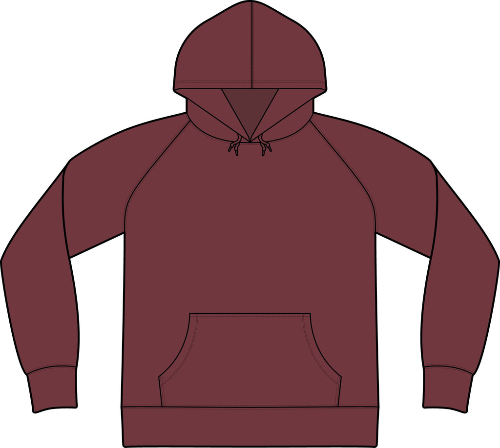 King TZ Urban Collection Hoodie — Olive Logo Hooded Sweatshirt